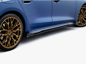 Maxton Design Street PRO Side Skirt Diffusers + Flaps Audi A5 S-Line / S5 Sedan / Avant B10 - Wayside Performance 