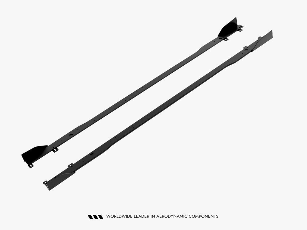 Maxton Design Street PRO Side Skirt Diffusers + Flaps Audi A5 S-Line / S5 Sedan / Avant B10 - Wayside Performance 