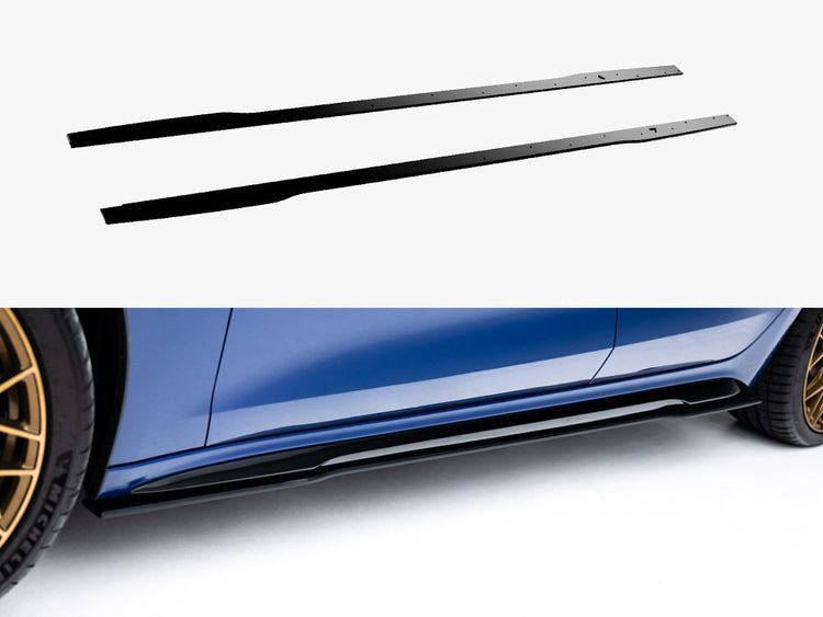 Maxton Design Street PRO Side Skirt Diffusers Audi A5 S-Line / S5 Sedan / Avant B10 - Wayside Performance 