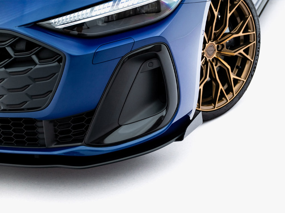 Maxton Design Street PRO Front Splitter + Flaps Audi A5 S-Line / S5 Sedan / Avant B10 - Wayside Performance 