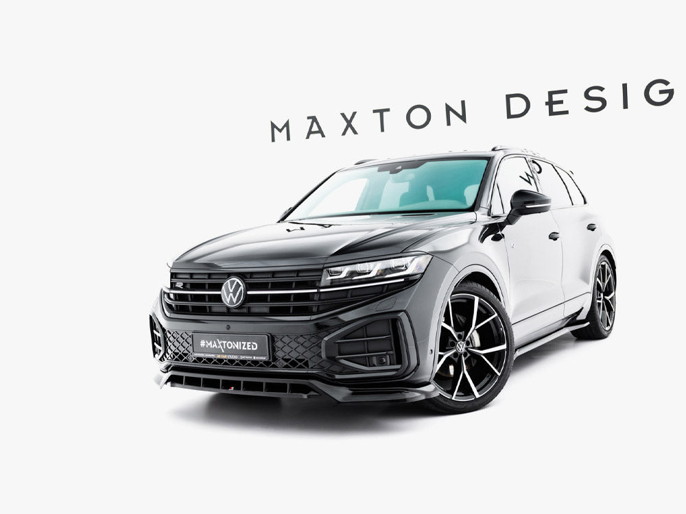 Maxton Design Front Splitter Volkswagen Touareg R-Line Mk3 Facelift - Wayside Performance 