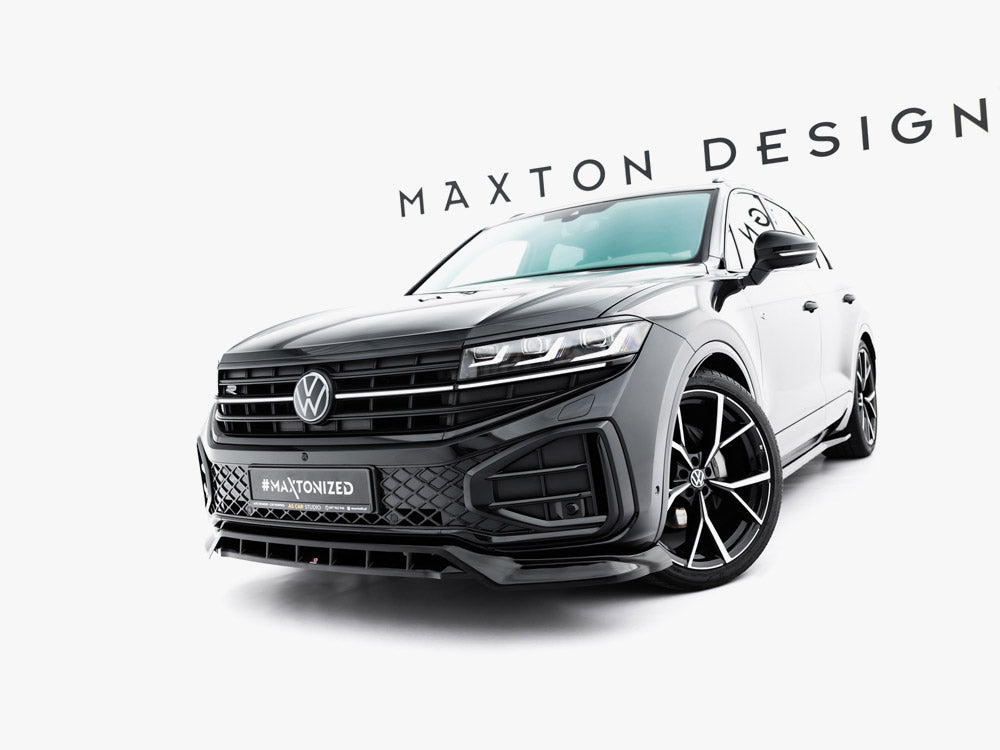 Maxton Design Front Splitter Volkswagen Touareg R-Line Mk3 Facelift - Wayside Performance 