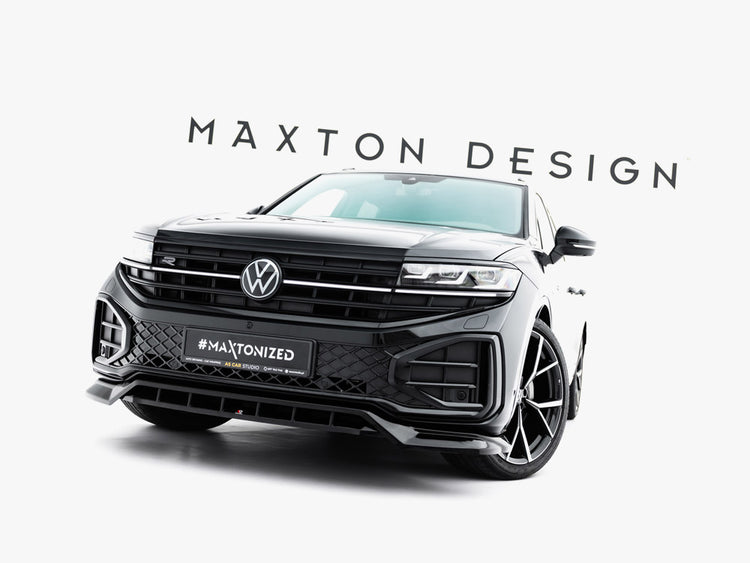 Maxton Design Front Splitter Volkswagen Touareg R-Line Mk3 Facelift - Wayside Performance 