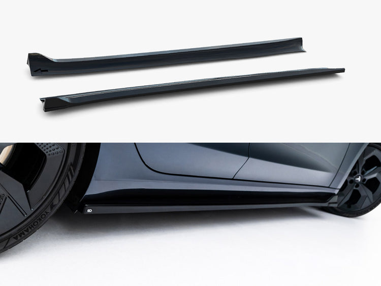 Maxton Design Side Skirts Diffusers V.2 Tesla Model 3 - Wayside Performance 