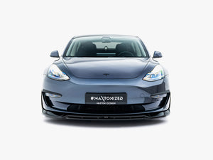 Front Splitter V.3 Tesla Model 3 - Wayside Performance 