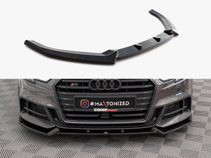Maxton Design Front Splitter V.1 Audi S3 Sportback 8v Facelift - Wayside Performance 