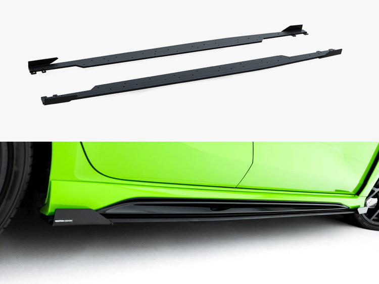 Maxton Design Street PRO Side Skirt Diffusers + Flaps Audi RS3 Sportback 8Y Facelift - Wayside Performance 