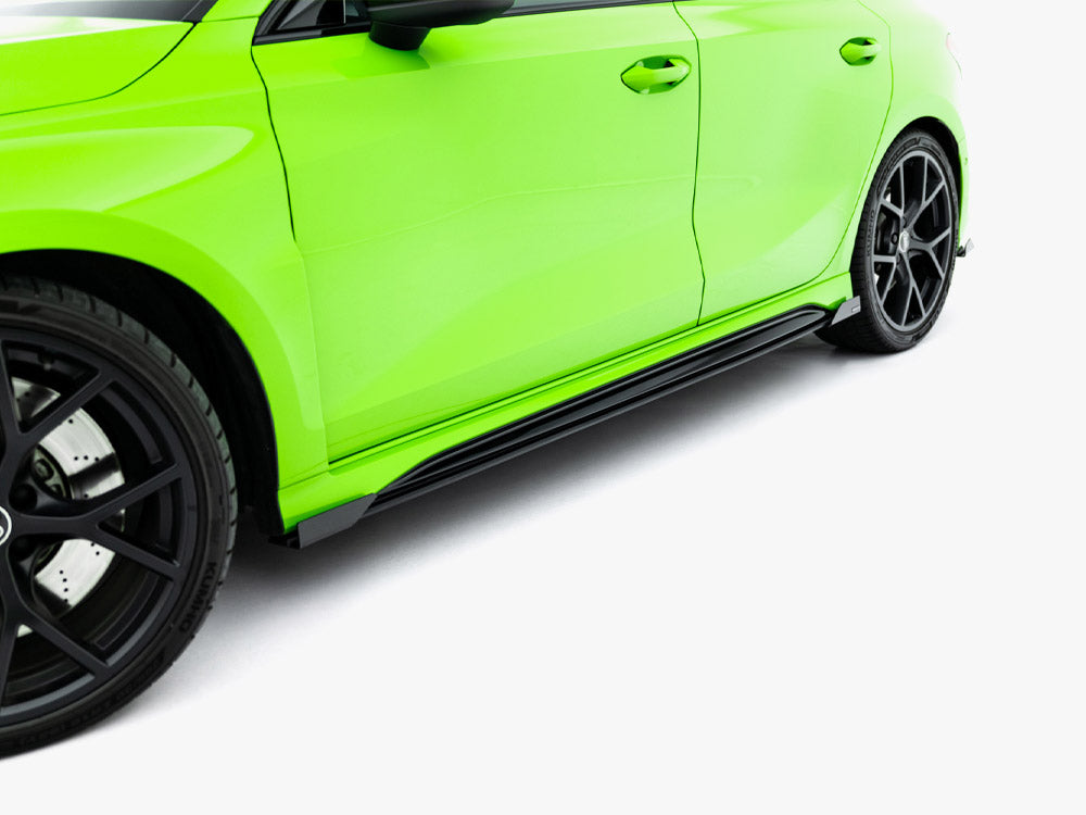 Maxton Design Street PRO Side Skirt Diffusers + Flaps Audi RS3 Sportback 8Y Facelift - Wayside Performance 