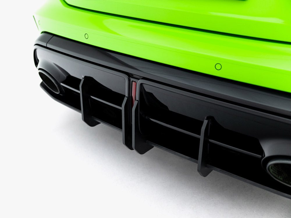 Maxton Design Street PRO Rear Diffuser + Flaps Audi RS3 Sportback 8Y Facelift - Wayside Performance 
