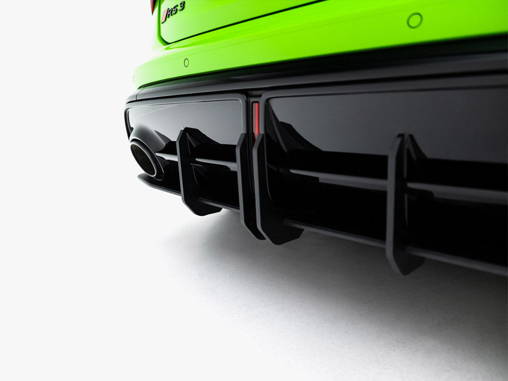 Maxton Design Street PRO Rear Diffuser Audi RS3 Sportback 8Y Facelift - Wayside Performance 