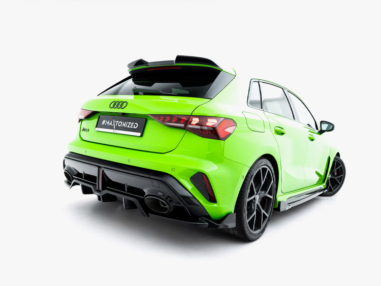 Maxton Design Rear Splitter (Vertical Bars) V.3 Audi RS3 Sportback 8Y Facelift - Wayside Performance 