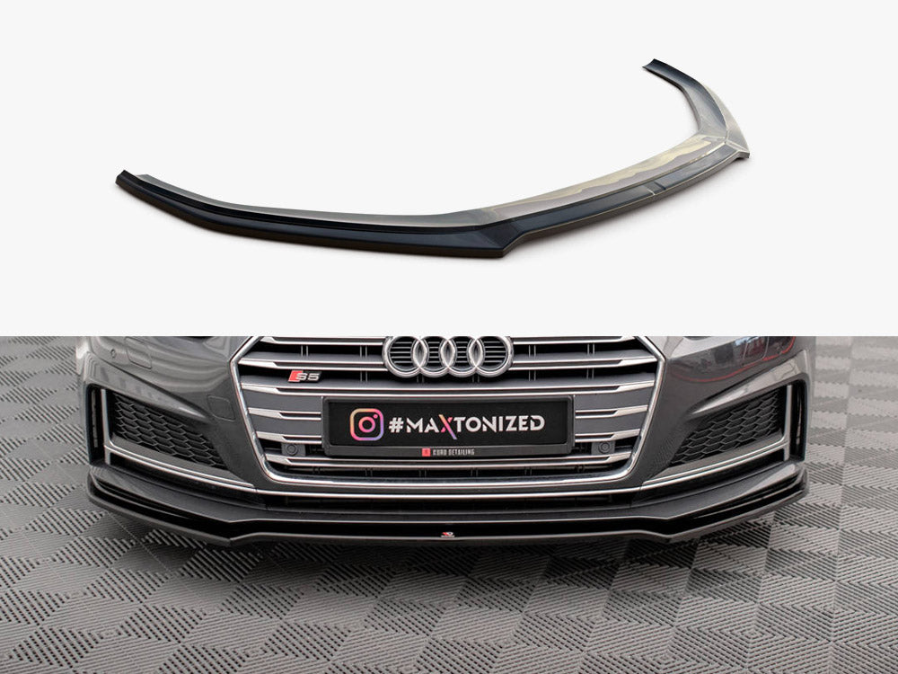 Maxton Design Front Splitter V.1 Audi S5 / A5 S-line F5 Coupe / Sportback (2016-)