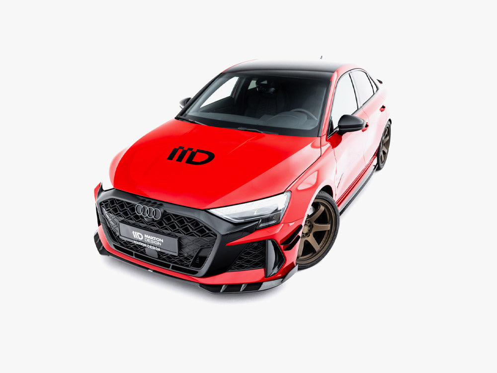 Maxton Design Prepreg Carbon Fiber Front Splitter Audi RS3 Sedan 8Y Facelift