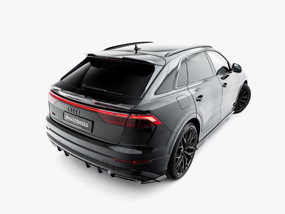 Maxton Design Carbon Fiber Tailgate Spoiler (Upper) Audi SQ8 / Q8 S-Line Mk1 Facelift - Wayside Performance 