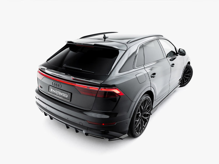 Maxton Design Carbon Fiber Tailgate Spoiler (Upper) Audi SQ8 / Q8 S-Line Mk1 Facelift - Wayside Performance 