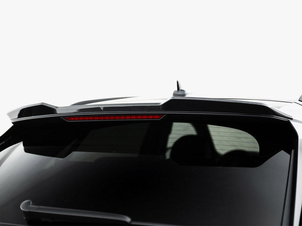 Maxton Design Carbon Fiber Tailgate Spoiler (Upper) Audi SQ8 / Q8 S-Line Mk1 Facelift - Wayside Performance 