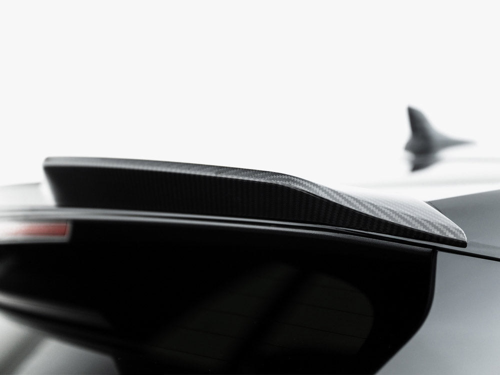 Maxton Design Carbon Fiber Tailgate Spoiler (Upper) Audi SQ8 / Q8 S-Line Mk1 Facelift - Wayside Performance 