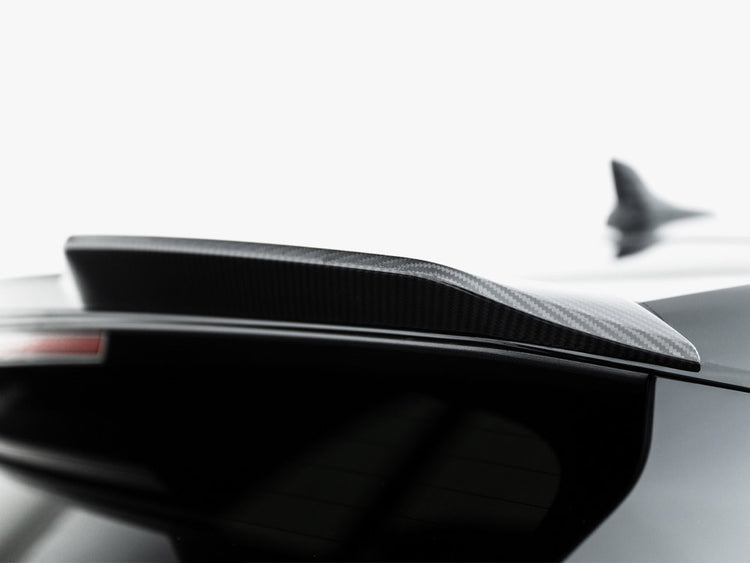 Maxton Design Carbon Fiber Tailgate Spoiler (Upper) Audi SQ8 / Q8 S-Line Mk1 Facelift - Wayside Performance 