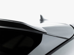 Maxton Design Carbon Fiber Tailgate Spoiler (Upper) Audi SQ8 / Q8 S-Line Mk1 Facelift - Wayside Performance 