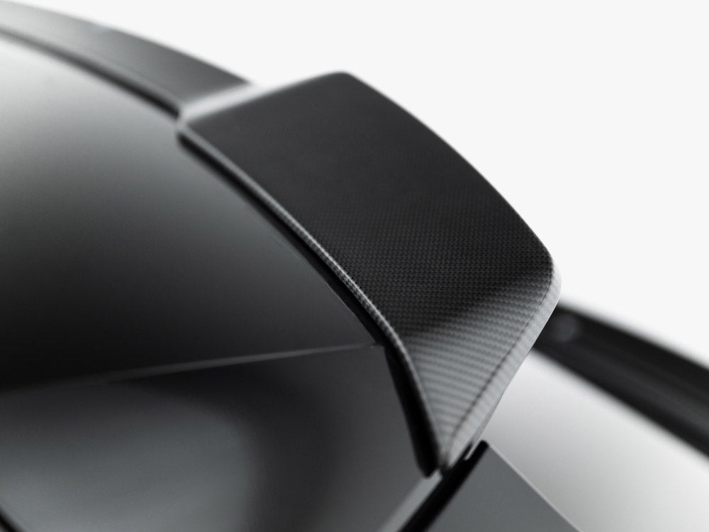 Maxton Design Carbon Fiber Tailgate Spoiler (Upper) Audi SQ8 / Q8 S-Line Mk1 Facelift - Wayside Performance 