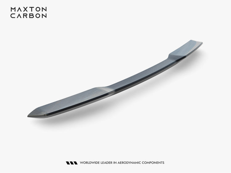 Maxton Design Carbon Fiber Tailgate Spoiler (Upper) Audi SQ8 / Q8 S-Line Mk1 Facelift - Wayside Performance 