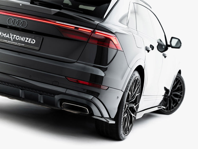Maxton Design Prepreg Carbon Fiber Rear Side Splitters Audi Q8 S-Line Mk1 Facelift - Wayside Performance 