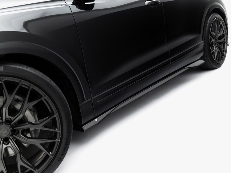 Maxton Design Prepreg Carbon Fiber Side Skirts Audi SQ8 / Q8 S-Line Mk1 Facelift - Wayside Performance 