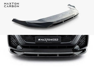 Maxton Design Prepreg Carbon Fiber Front Splitter Audi SQ8 / Q8 S-Line Mk1 Facelift - Wayside Performance 