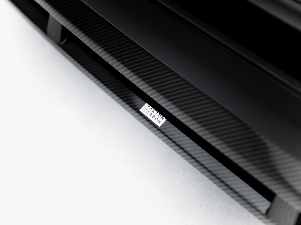 Maxton Design Prepreg Carbon Fiber Front Splitter Audi SQ8 / Q8 S-Line Mk1 Facelift - Wayside Performance 