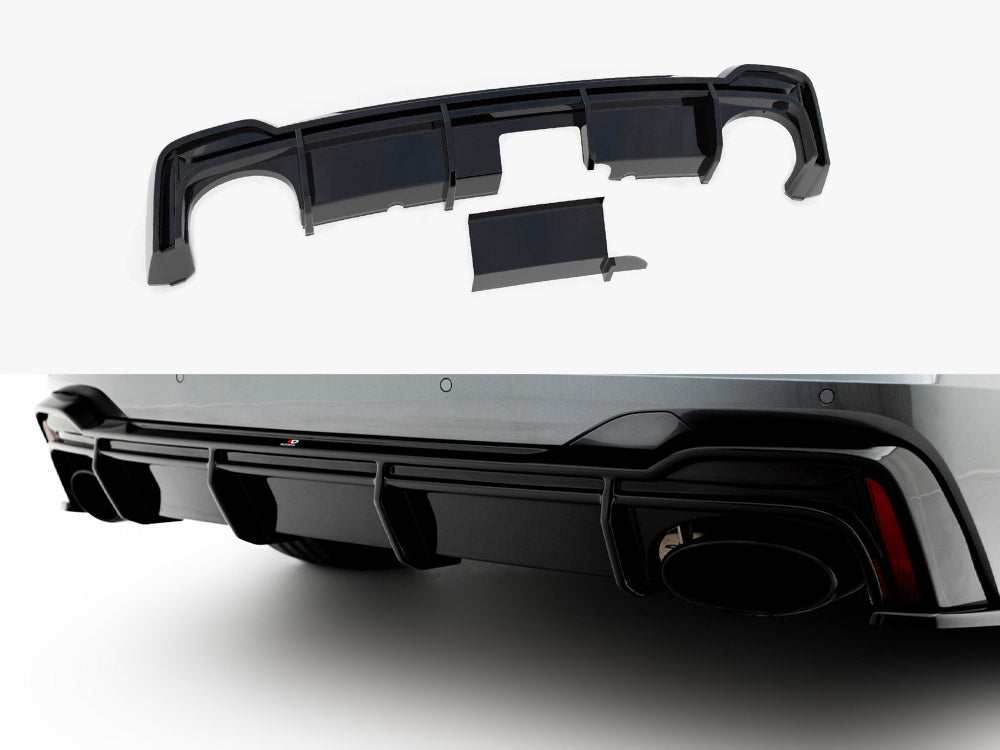 Maxton DesignRear Valance Audi RS6 C8 (Version with towbar)