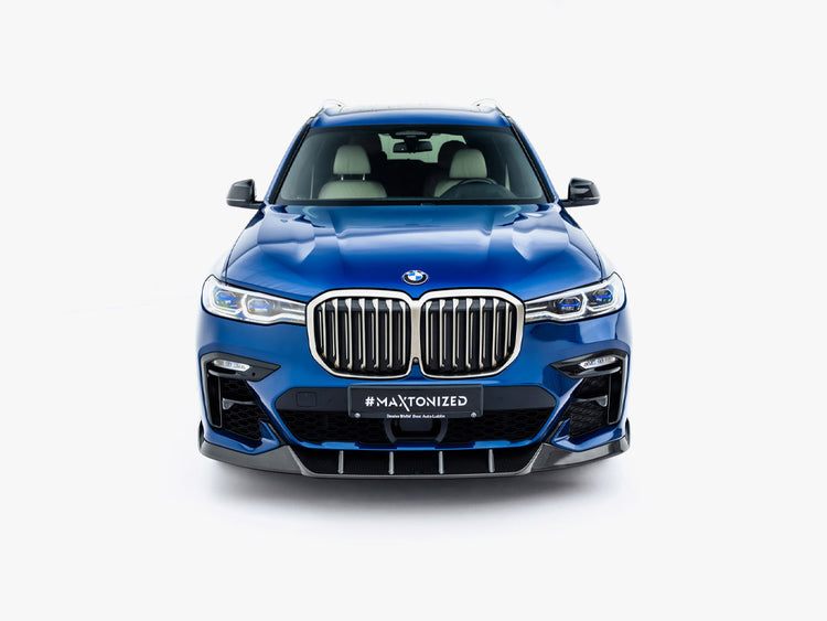 Maxton Design Prepreg Carbon Fiber Front Splitter BMW X7 M-Pack G07 - Wayside Performance 