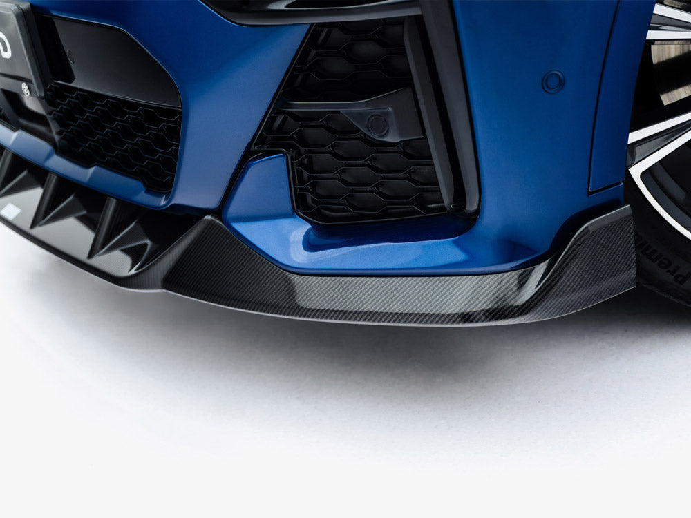 Maxton Design Prepreg Carbon Fiber Front Splitter BMW X7 M-Pack G07 - Wayside Performance 