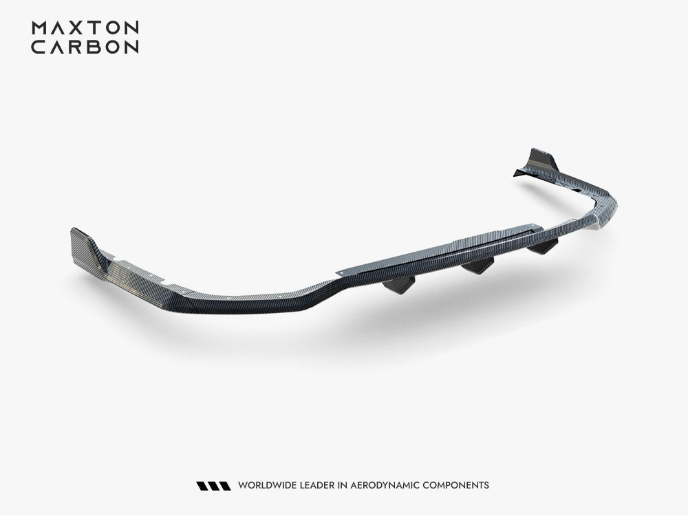 Maxton Design Prepreg Carbon Fiber Rear Diffuser BMW X7 M-Pack G07 / G07 Facelift (version with towbar) - Wayside Performance 