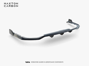 Maxton Design Prepreg Carbon Fiber Rear Diffuser BMW X7 M-Pack G07 / G07 Facelift (version with towbar) - Wayside Performance 