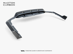 Maxton Design Prepreg Carbon Fiber Rear Diffuser BMW X7 M-Pack G07 / G07 Facelift (version with towbar) - Wayside Performance 