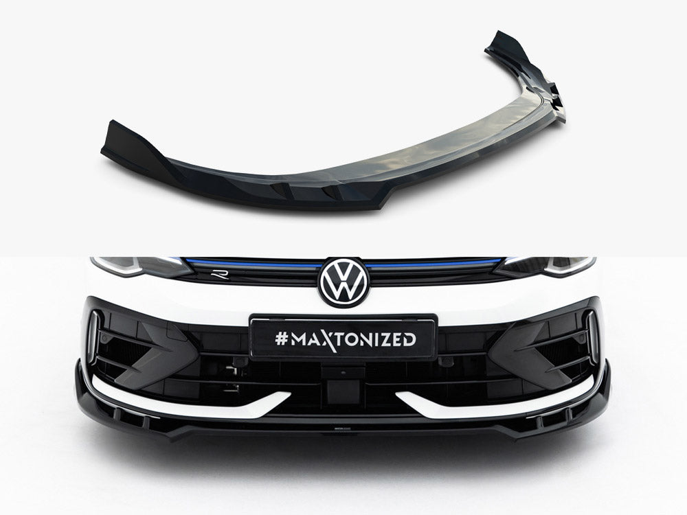 Maxton Design Front Splitter V.1 Volkswagen Golf R Variant Mk8 Facelift