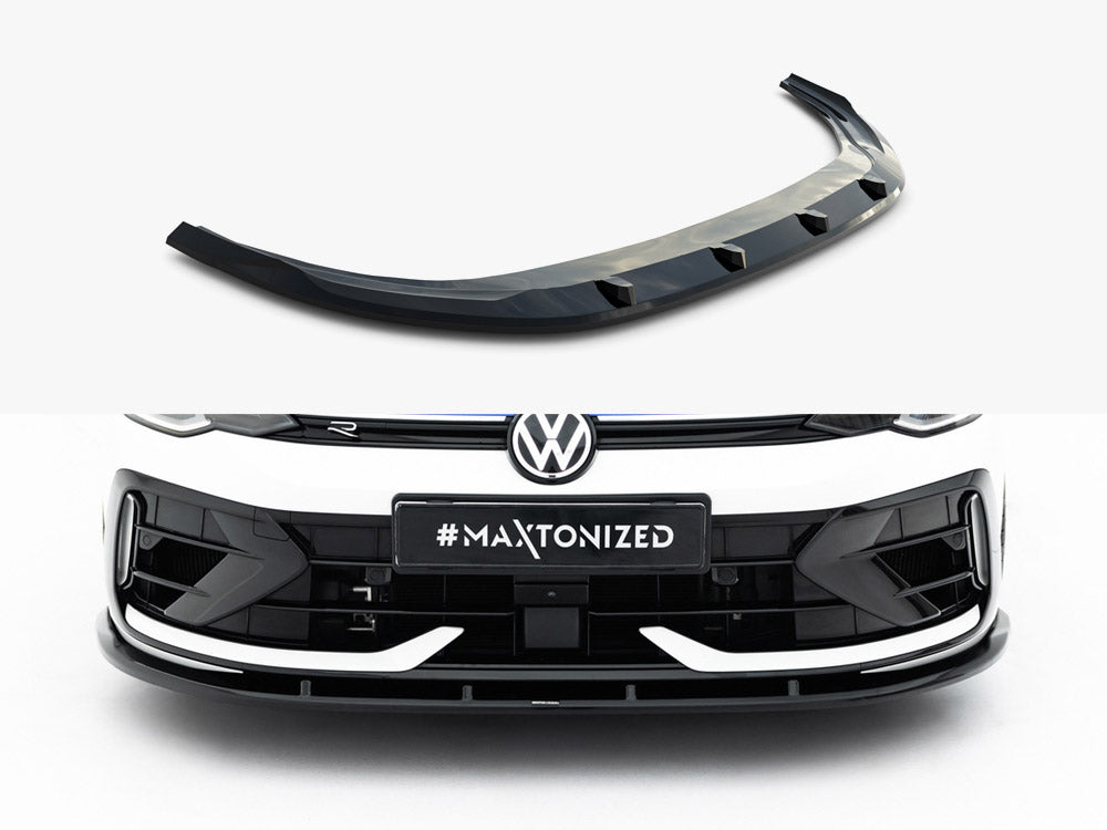 Maxton Design Front Splitter V.2 Volkswagen Golf R Variant Mk8 Facelift