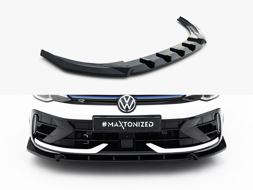 Maxton Design Front Splitter V.3 Volkswagen Golf R Variant Mk8 Facelift