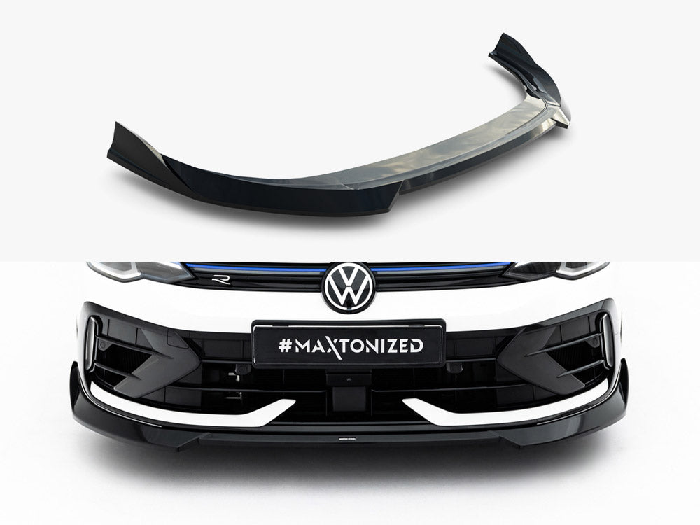 Maxton Design Front Splitter V.4 Volkswagen Golf R Variant Mk8 Facelift