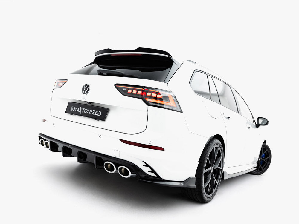 Maxton Design Rear Side Splitters V.2 Volkswagen Golf R Variant Mk8 Facelift