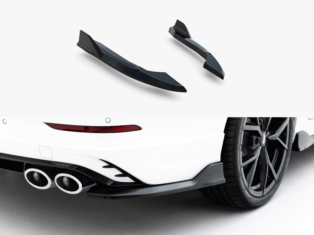 Maxton Design Rear Side Splitters V.1 Volkswagen Golf R Variant Mk8 Facelift