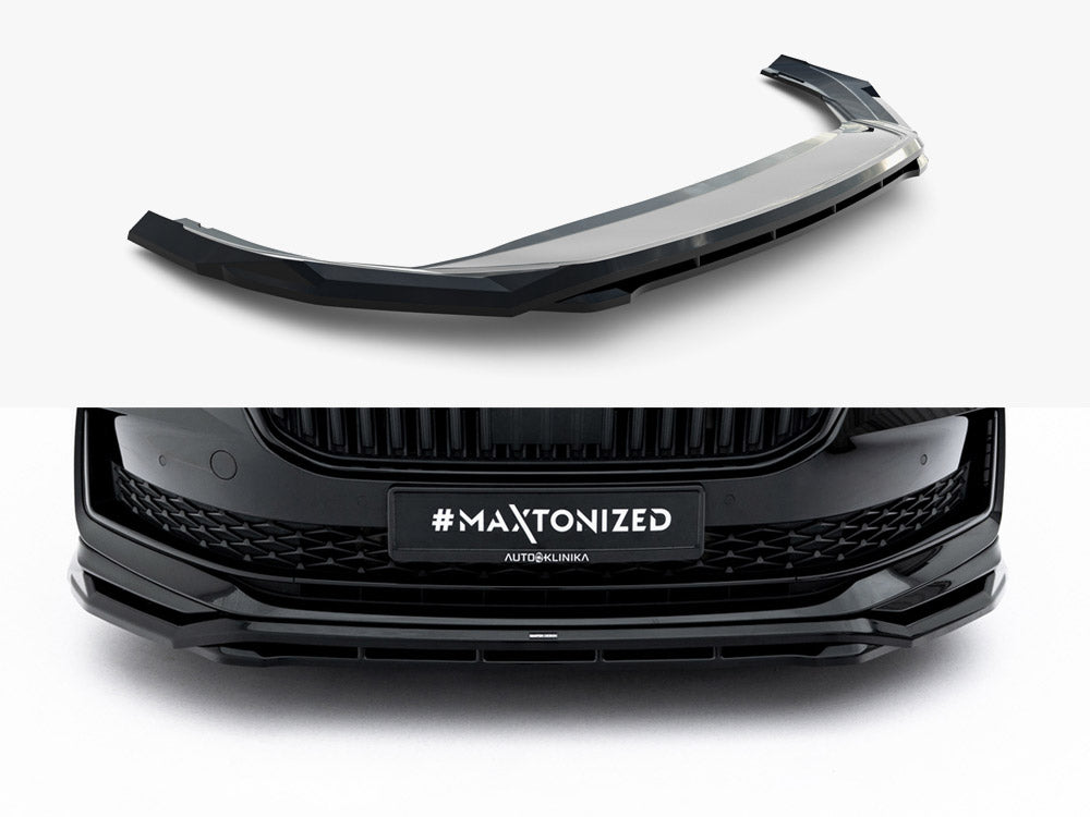 Maxton Design Front Splitter V.1 Skoda Superb Sportline Mk4