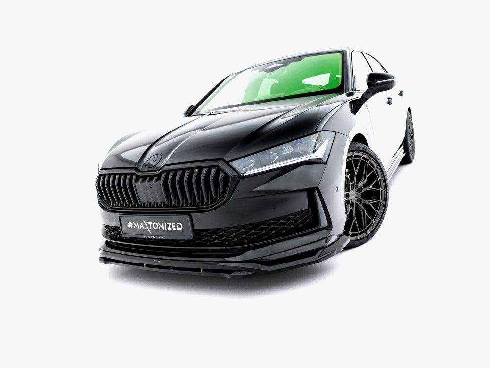Maxton Design Front Splitter V.1 Skoda Superb Sportline Mk4