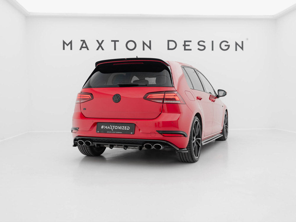 Maxton Design Spoiler CAP V.1 Volkswagen Golf R / R-Line / GTI / GTD Mk7 / Mk7 Facelift