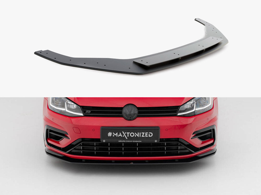Maxton Racing Front Splitter Vw Golf 7 R / R-line Facelift