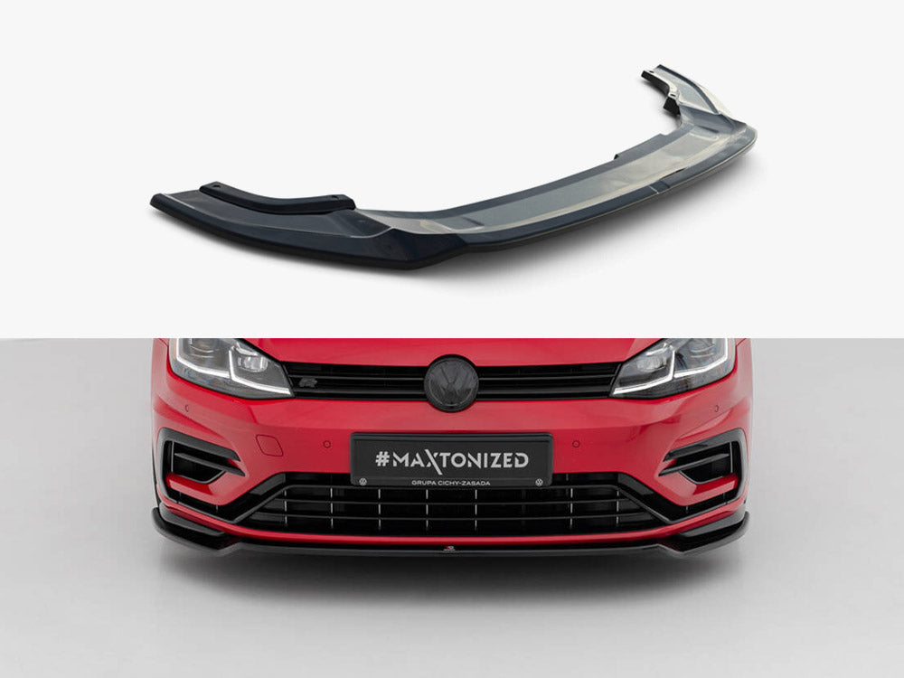 Maxton Design Front Splitter V.3 Vw Golf 7 R / R-line Facelift