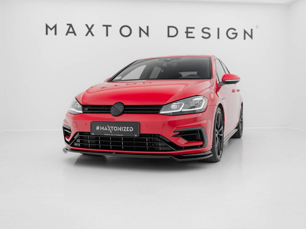 Maxton Design Front Splitter V.3 Vw Golf 7 R / R-line Facelift
