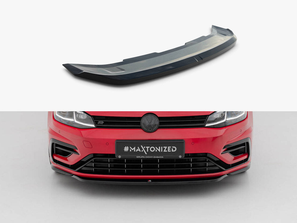 Maxton Design Front Splitter V.5 Vw Golf 7 R / R-line Facelift
