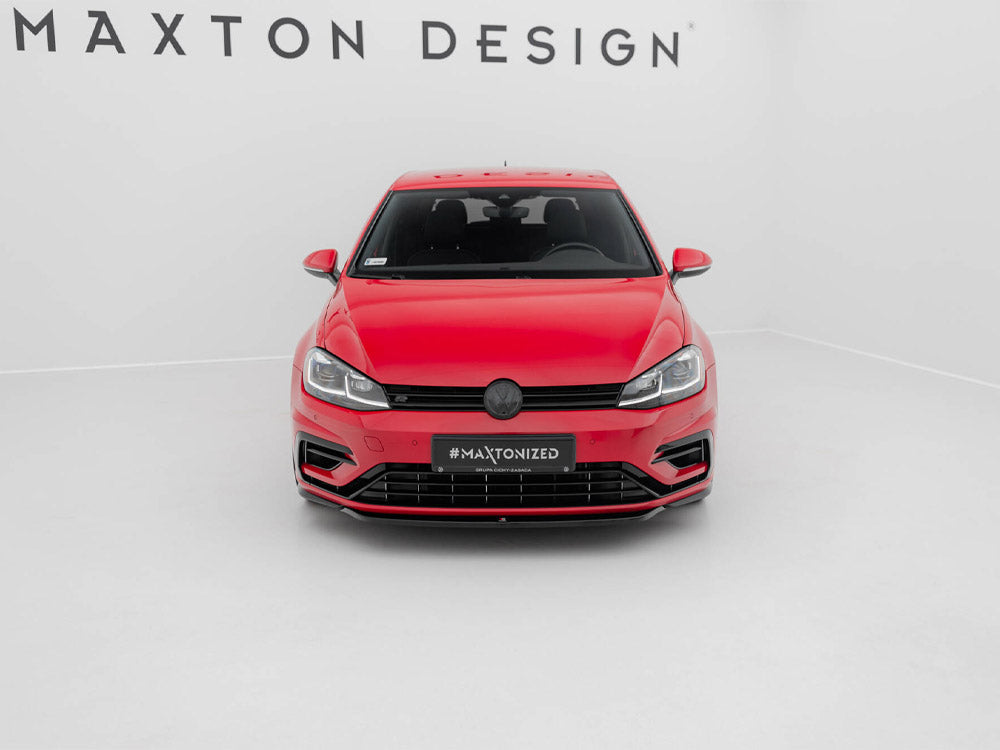 Maxton Design Front Splitter V.5 Vw Golf 7 R / R-line Facelift