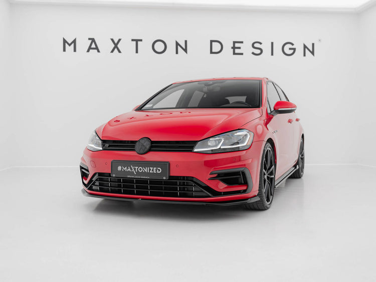 Maxton Design Front Splitter V.7 Vw Golf 7 R / R-line Facelift - Wayside Performance 